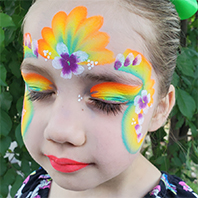 girl face painting 1