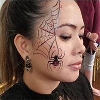 spider face painting